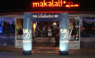 Advertising arch of ‘Ballantines’