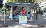 Брандирани градински шатри тип “Чадър” 3.00 х 3.00 м.